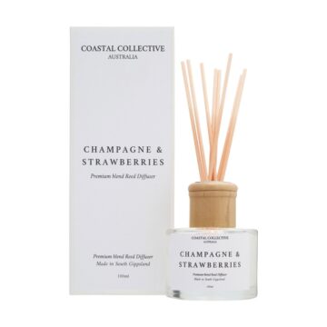 Coastal Collective Diffuser 100ml – Champagne & Strawberries