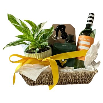 Raise a Glass – Plant & Wine Hamper