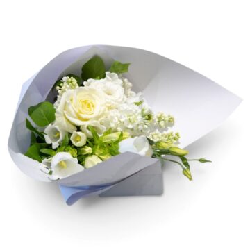 Warm Wishes – White Posy